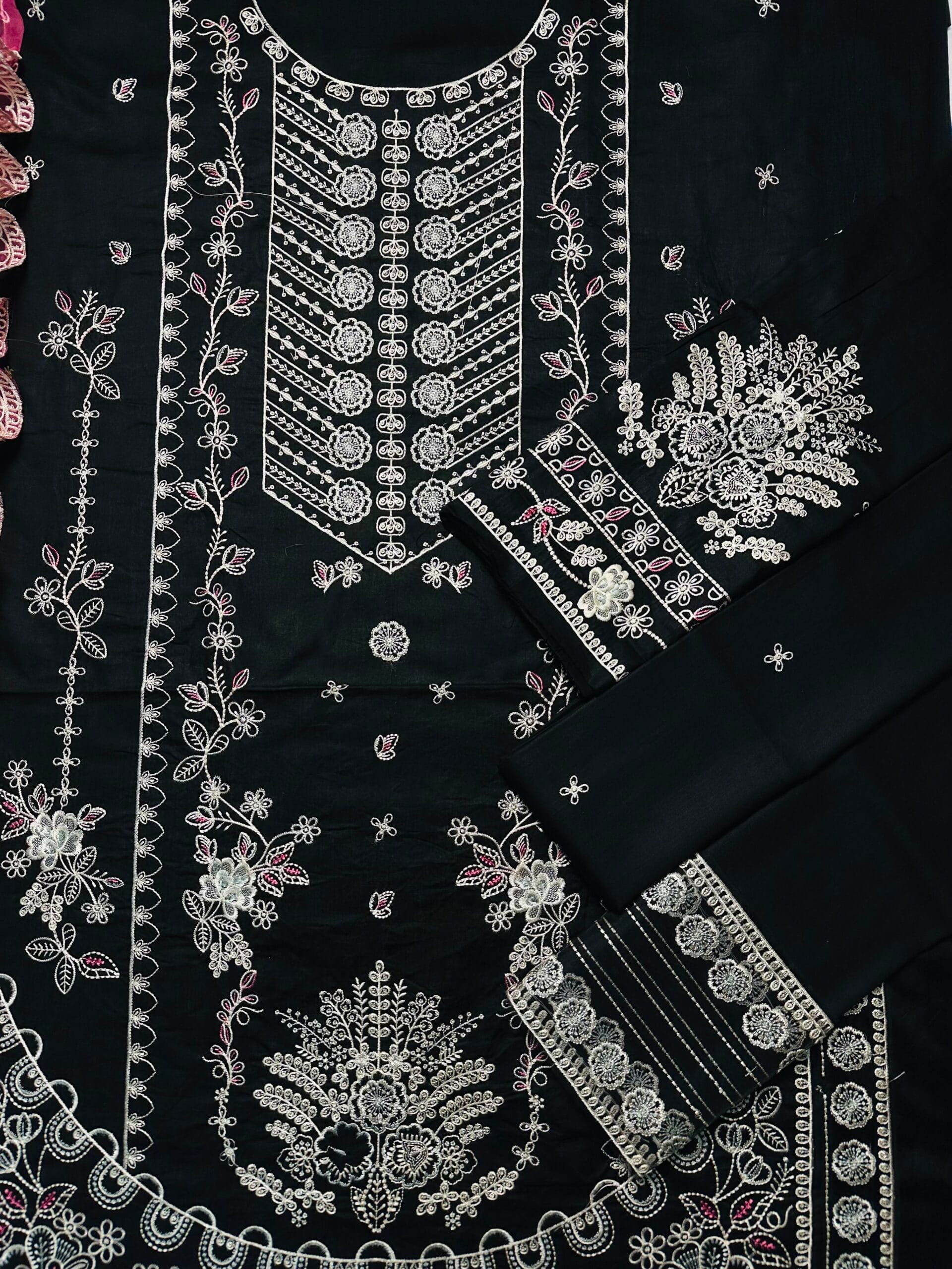 ANEELAS | Fine Quality Premium Lawn 3pc | Embroidered Front + Daman Patch - Image 5