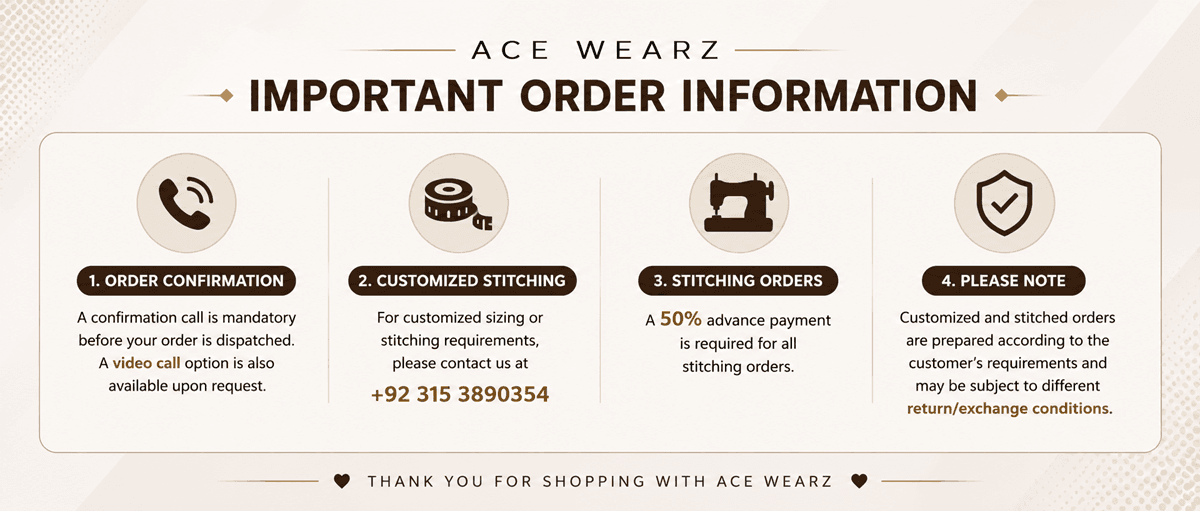 ACE WEARZ Notice